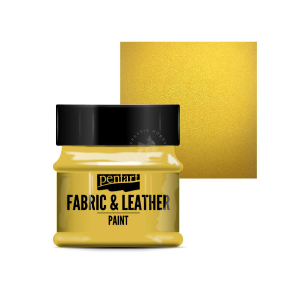 Pentart Textil és bőrfesték 50 ml arany