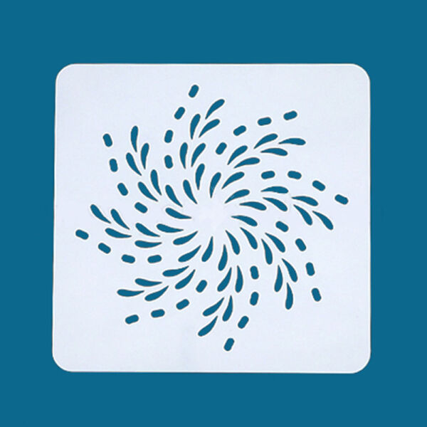 Stencil kicsi 14x14cm, csempe mintás 1