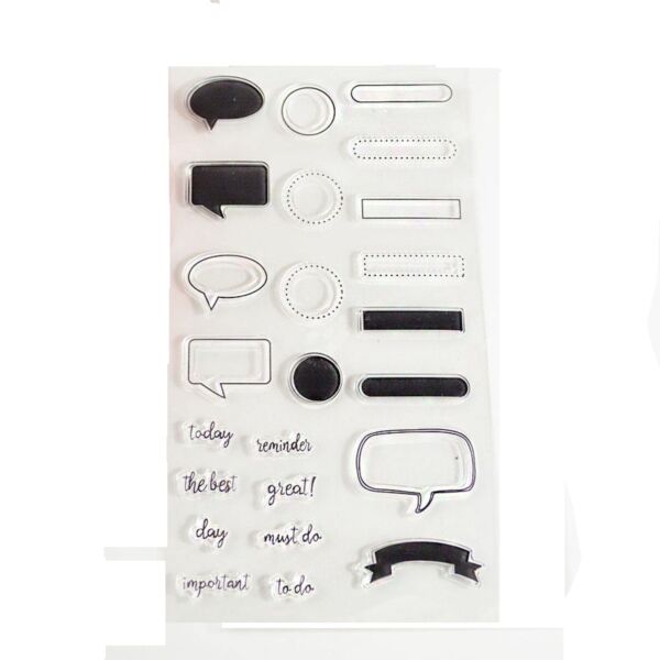 Szilikon pecsételő - Gondolatfelhők