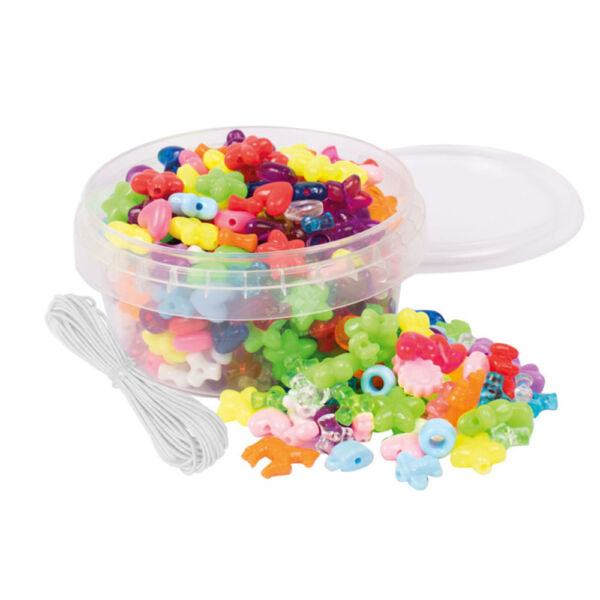 Gyöngykészlet műanyag vegyes mix