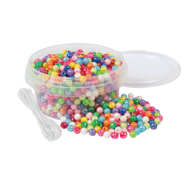 Gyöngykészlet, műanyag kristálygolyó 700db