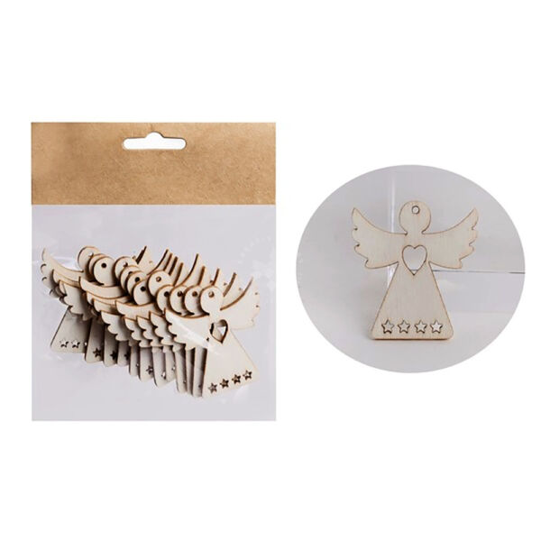 Fa angyalka figuracsomag 12db/cs NATÚR