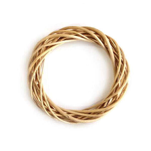 Vesszőkoszorú 15cm NATÚR