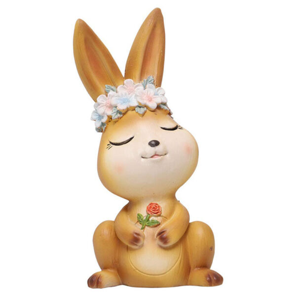 Nyuszika virággal 10cm