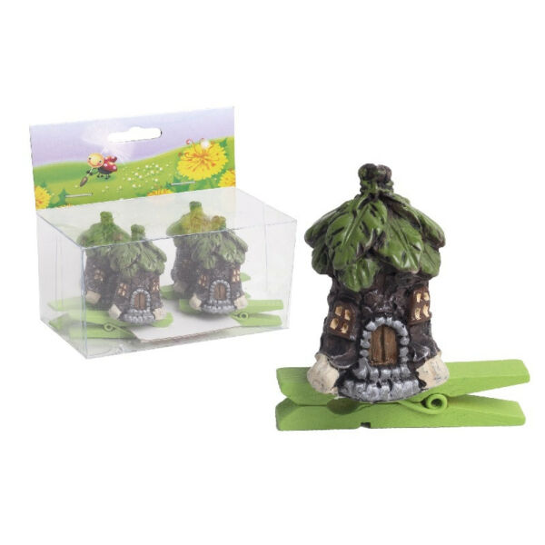 Manóház csipeszen 4,5x5cm