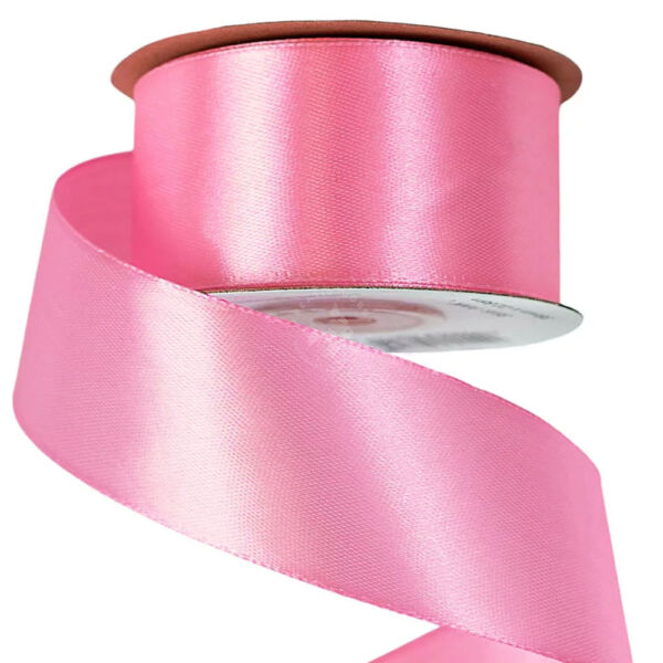 szaténszalag 3,8 cm széles RÓZSASZÍN