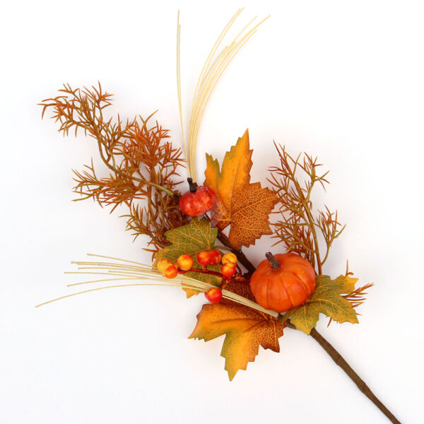 Sárga falevelek tökkel és bogyóval, betűző 40cm