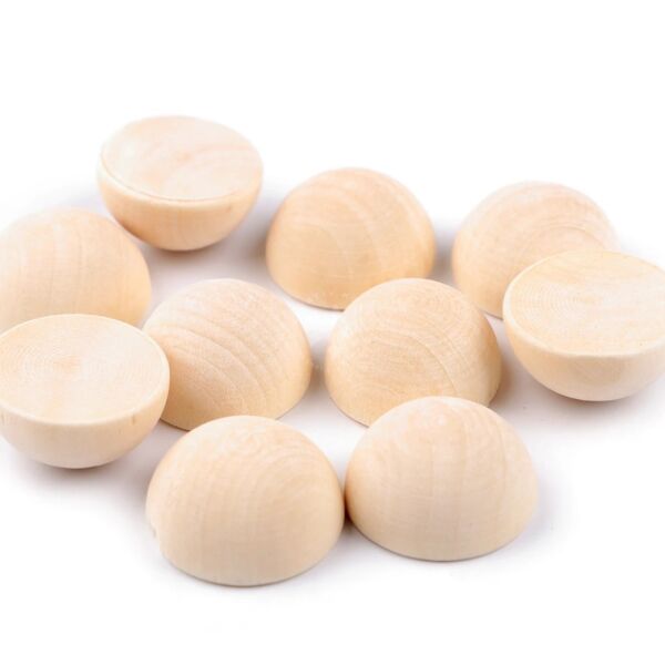 Fa félgolyó 2,5cm/12db