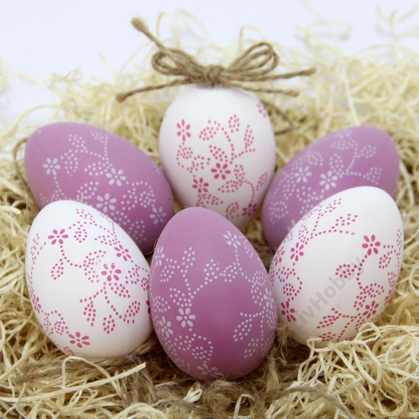 húsvéti mintás tojás dekor