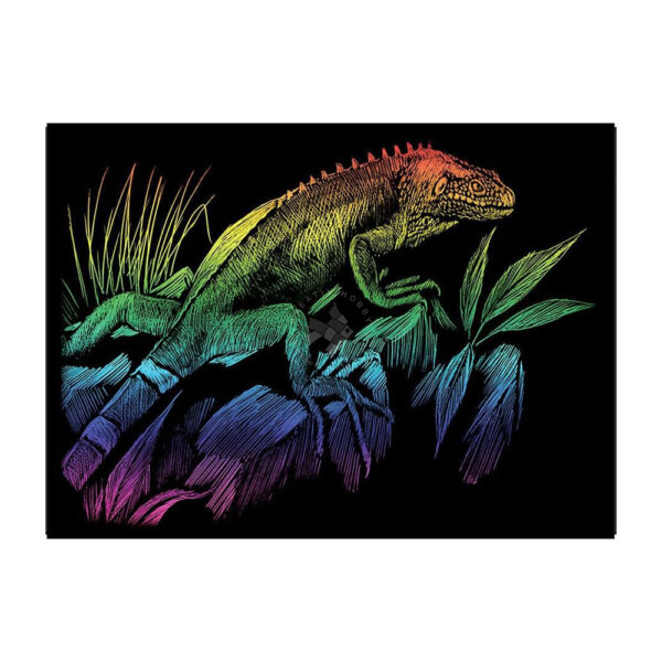 Mini karckép szivárványos - Iguana