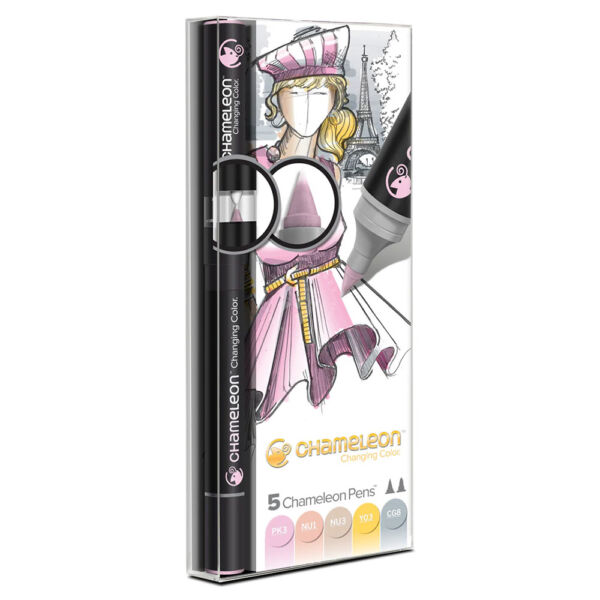 Chameleon Color Tones marker, 5 db – pasztell színek