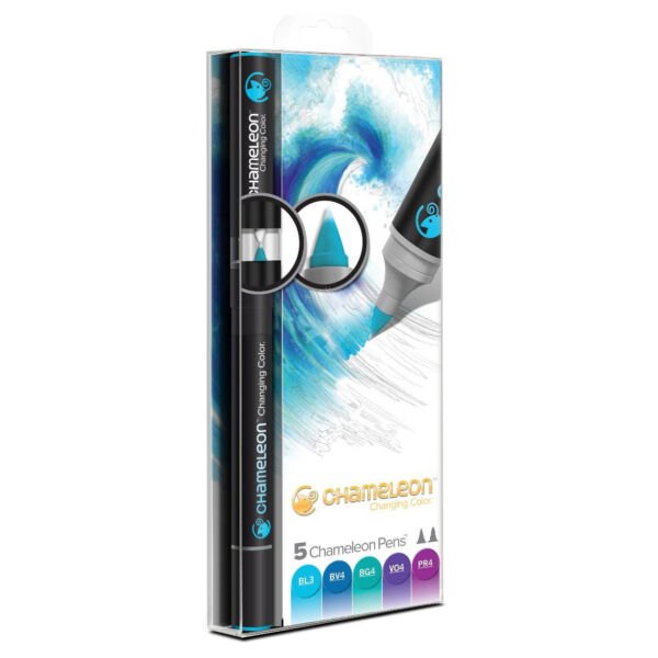 Chameleon Color Tones marker, 5 db – hideg árnyalatok