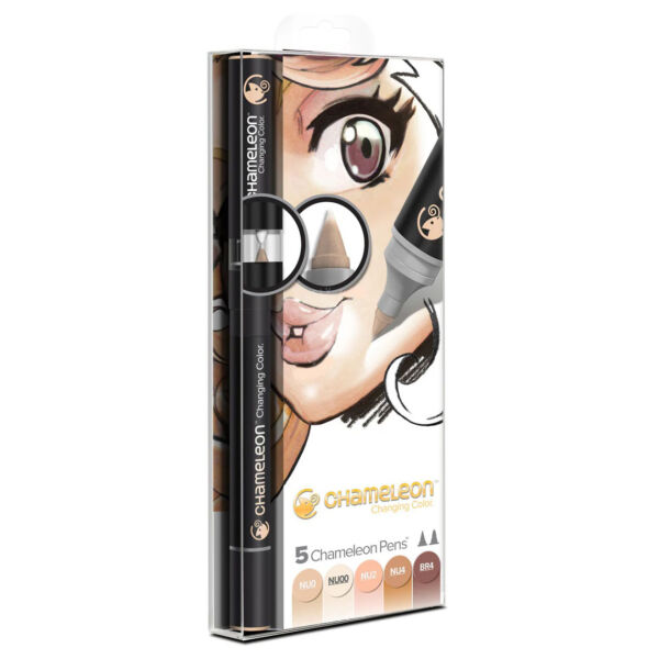 Chameleon Color Tones marker, 5 db – bőrszínek
