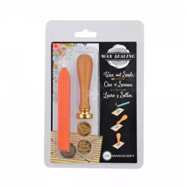 MANUSCRIPT Pecsétviasz készlet, gyűrű és torta
