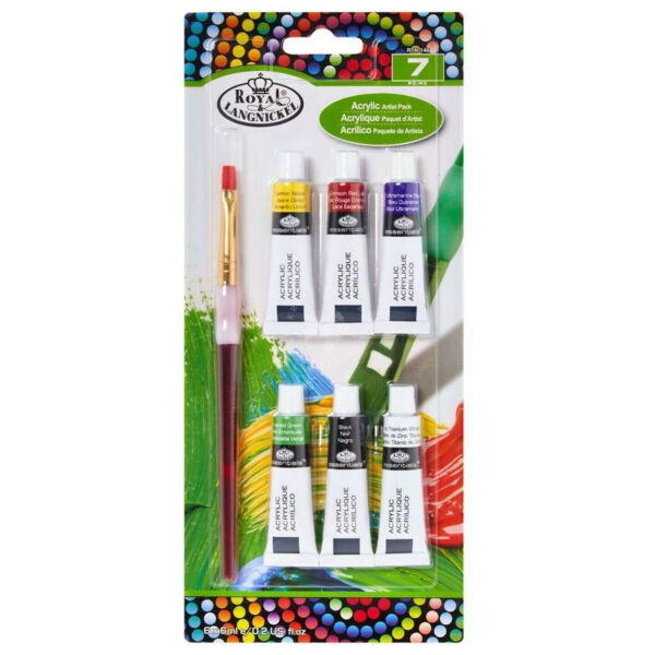 Akrilfesték művészkészlet: 7 részes