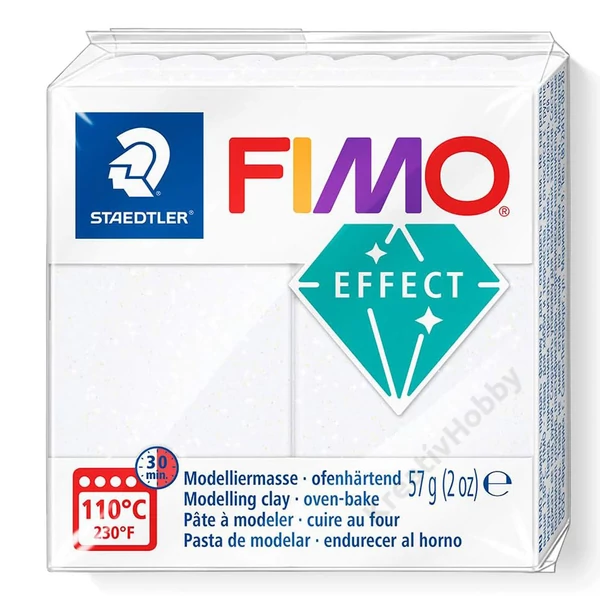 FIMO Effect süthető gyurma, galaxis fehér