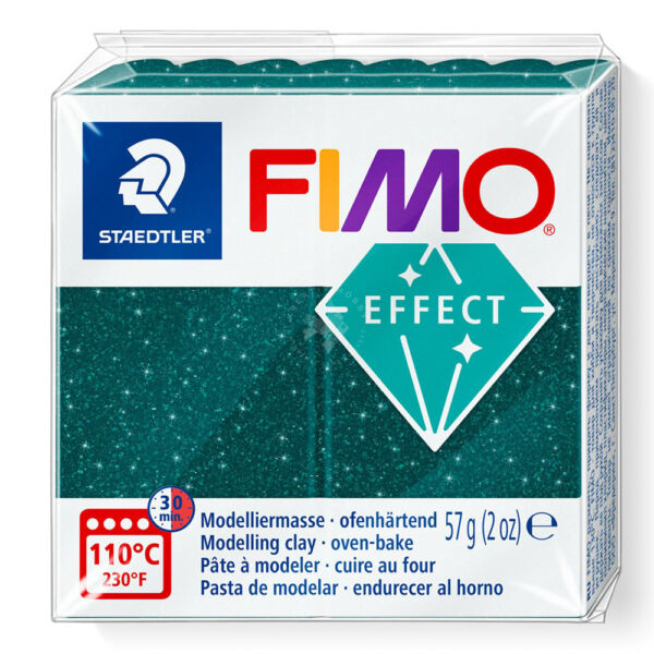 FIMO Effect süthető gyurma, galaxis zöld