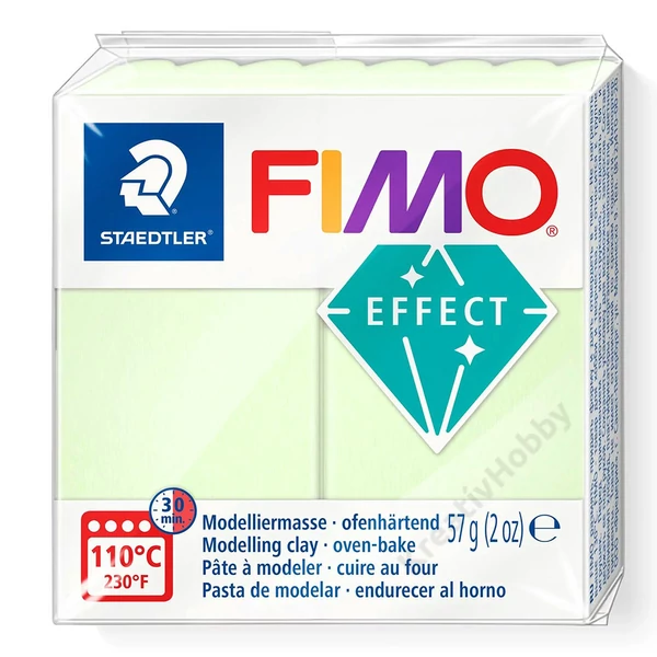 FIMO Effect süthető gyurma - Sötétben világító