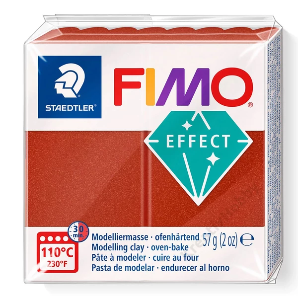 Fimo Effect süthető gyurma, metál vörösréz