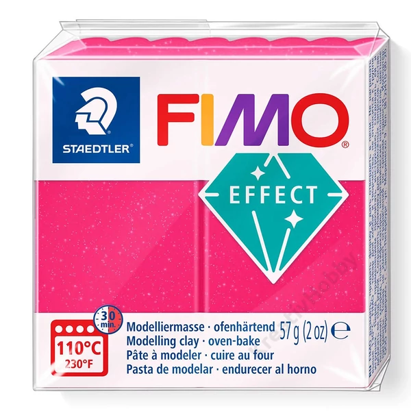 FIMO Effect süthető gyurma ékkő Rubin