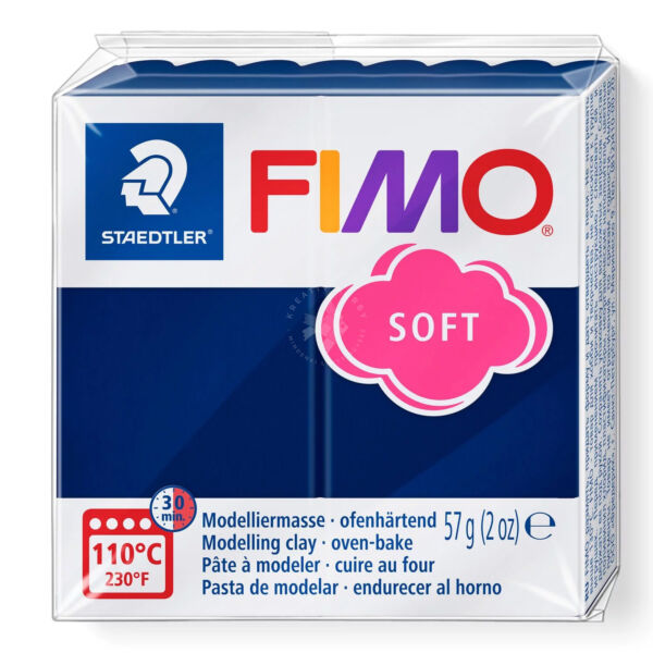 FIMO Soft süthető gyurma - Sötétkék