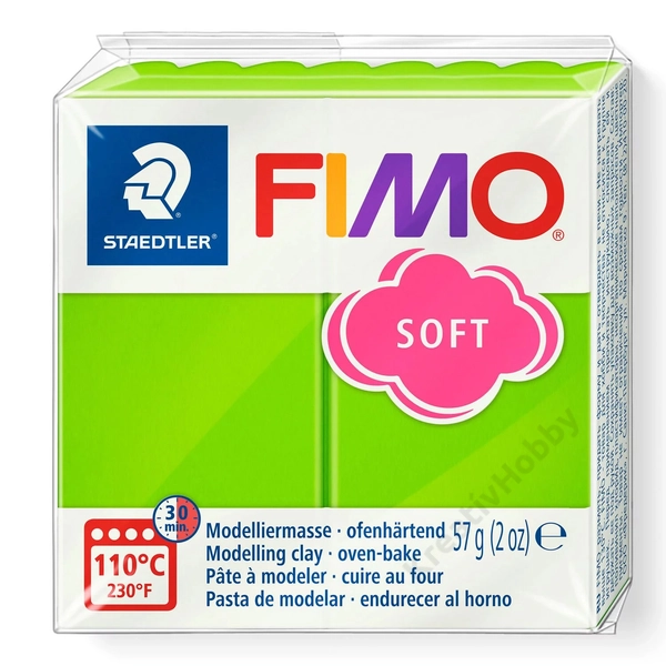 FIMO Soft süthető gyurma - Almazöld