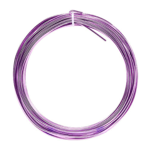 Alumíniumdrót 1,5mm vastag, 10 méter LILA
