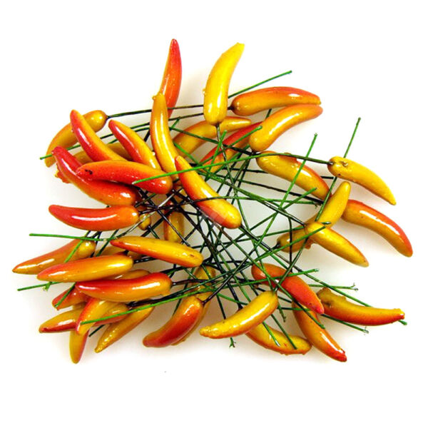 Betűző chili narancs 3cm,6db/cs