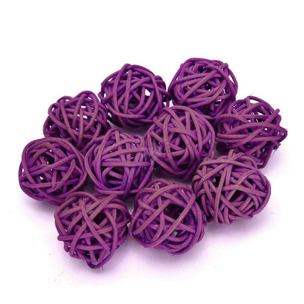 Vesszőlabda 3cm/10 db LILA