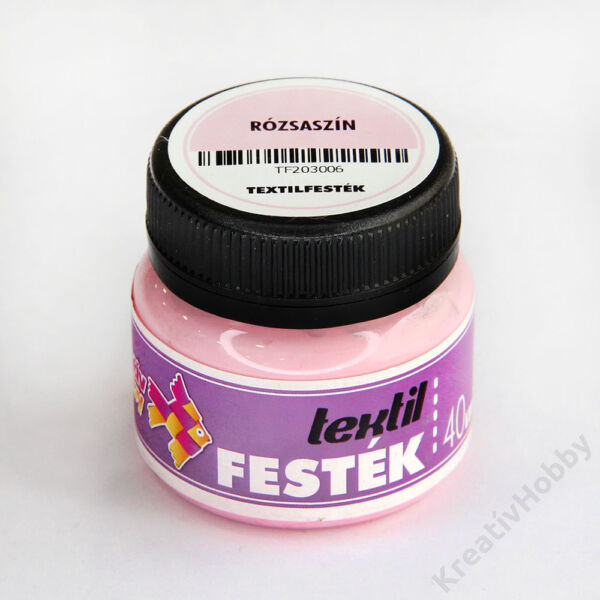 Textilfesték 40 ml rózsaszín