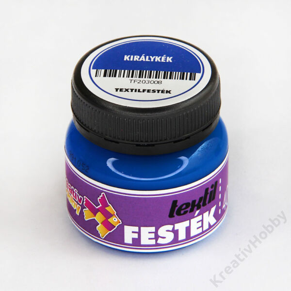 Textilfesték 40 ml királykék