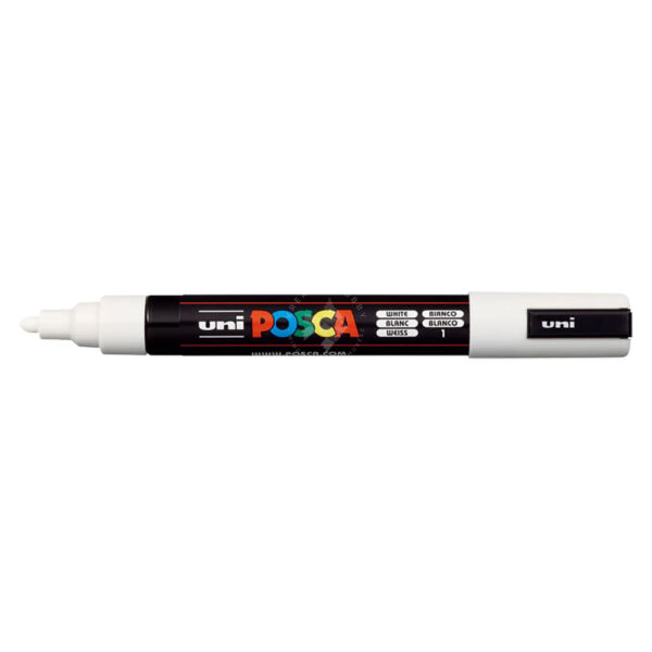 UNI POSCA PC-5M FEHÉR 