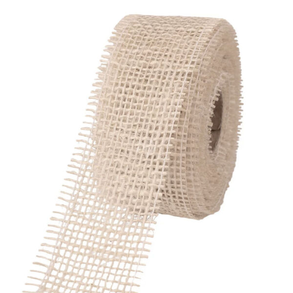 Zsákszalag tekercsben, 4 cm x 14 m, FEHÉRÍTETT