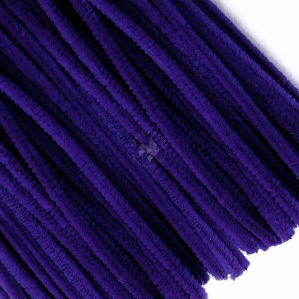 Zsenília 6mm/30cm, 10db SÖTÉTKÉK