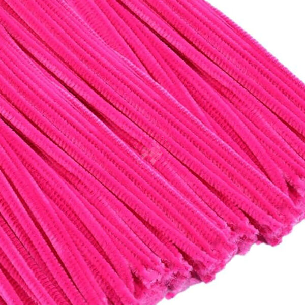 Zsenília 6mm/30cm, 10db RÓZSASZÍN