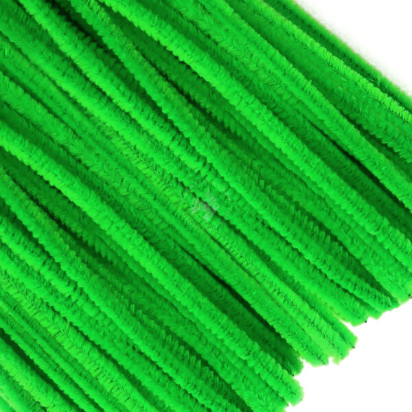 Zsenília 6mm/30cm, 10db VILÁGOSZÖLD