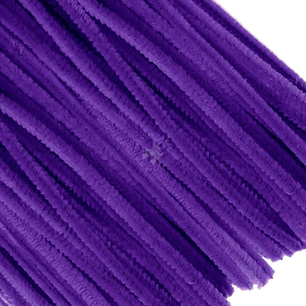 Zsenília 6mm/30cm, 10db LILA