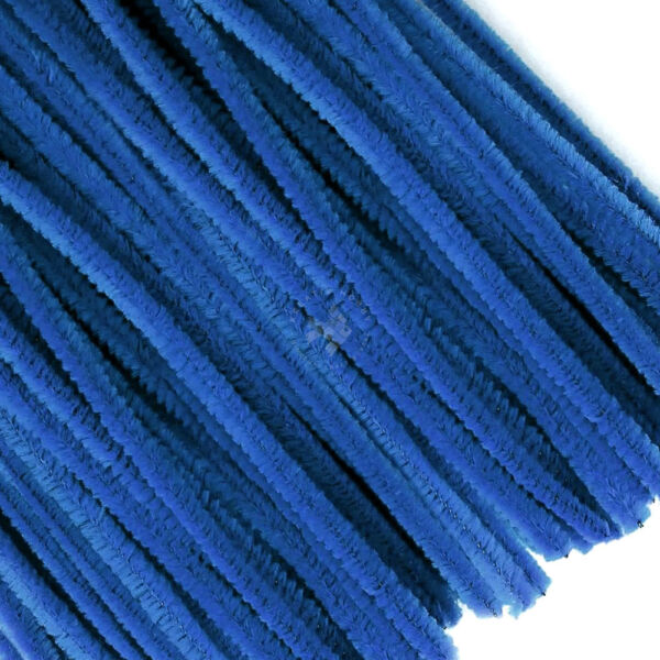Zsenília 6mm/30cm, 10db KÖZÉPKÉK