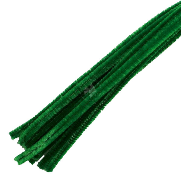 Zsenília 8mm/50cm, 10db ZÖLD