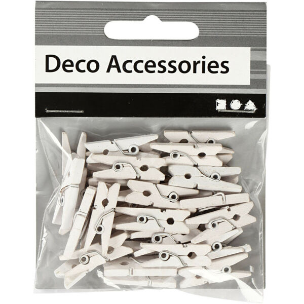 Színes facsipesz fehér