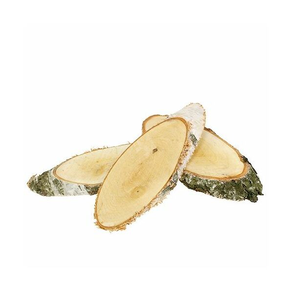 Nyírfaszelet ovális kb.28-31cm