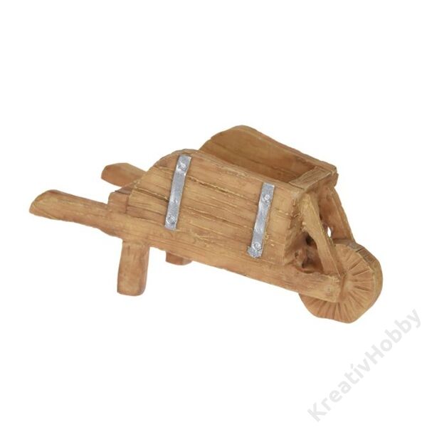 Tündérkert talicska poly 8x3x3,7cm barna