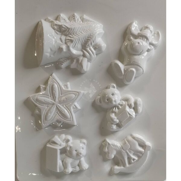 gipszkiöntő forma karácsonyi