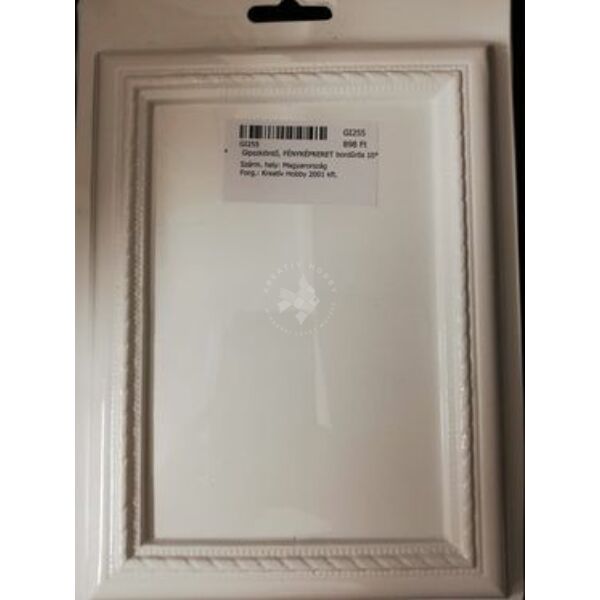 gipszkiöntő forma bordűrös képkeret