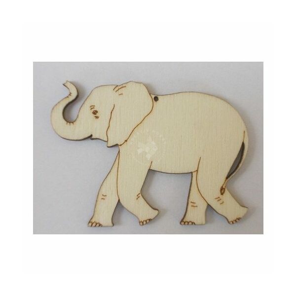 lézervágott elefánt