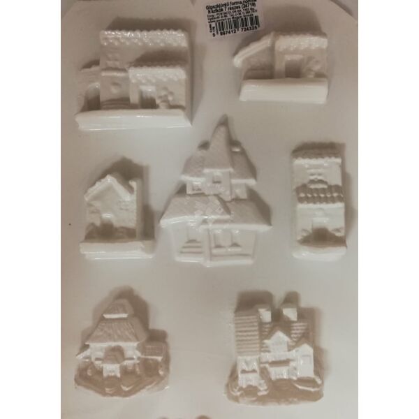 gipszkiöntő forma házikó