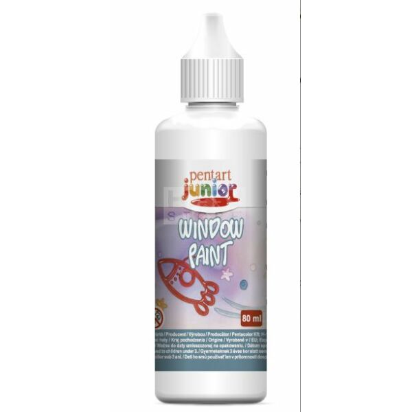 PJ lehúzható üvegfesték fehér kontúr