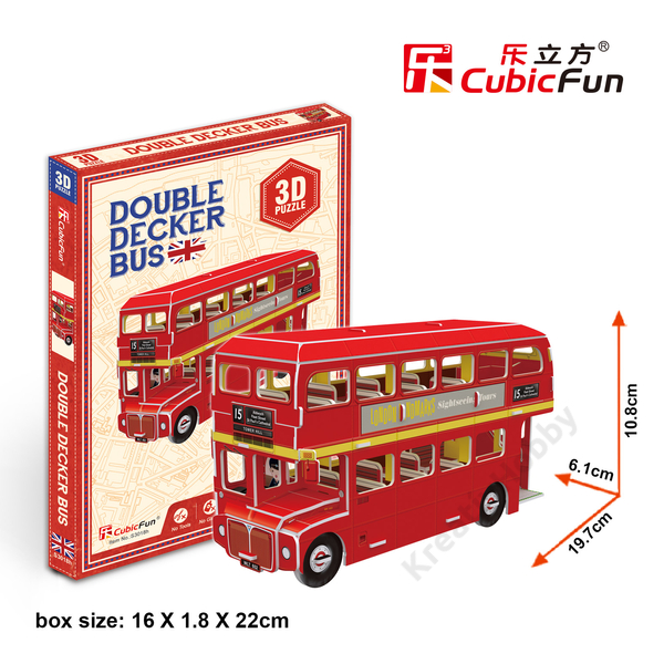 3D mini puzzle / Double Decker busz603