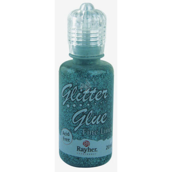 Csillámos ragasztó metallic, tengerzöld