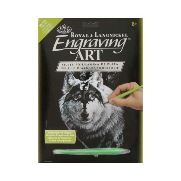 Karckép ezüst - Farkas, sárkánnyal